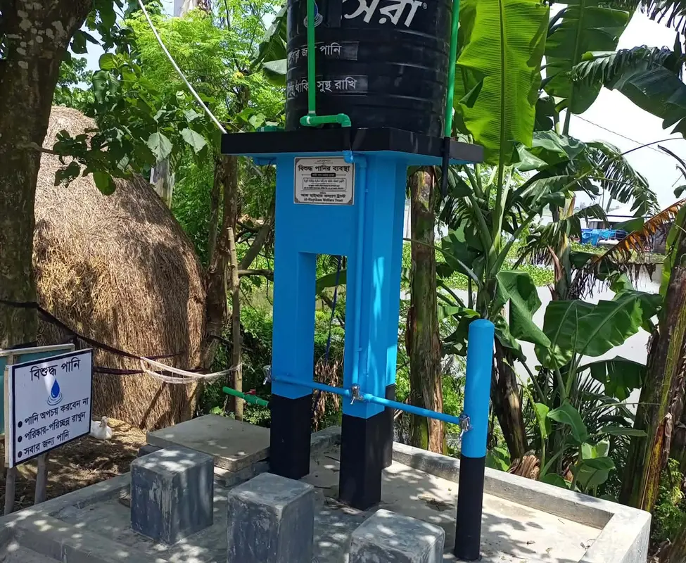 স্থাপিত বিশুদ্ধ পানির নলকূপ